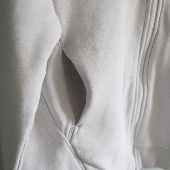 Lole Womens White Sz XXL Full Zip Comfy Athletic Casual Fleece Hooded Sweater - Picture 9 of 14
